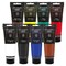 8 Primary Colors Craft Acrylic Paint Set,((120ml,4 oz) Rich Pigments Non-Toxic Washable, Professional Paint for Pouring on Canvas, Rocks, Ceramic, Fabric, Leather, Ideal for Artist, Adults